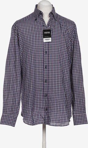 Tommy Hilfiger Tailored Button Up Shirt in L in Blue: front