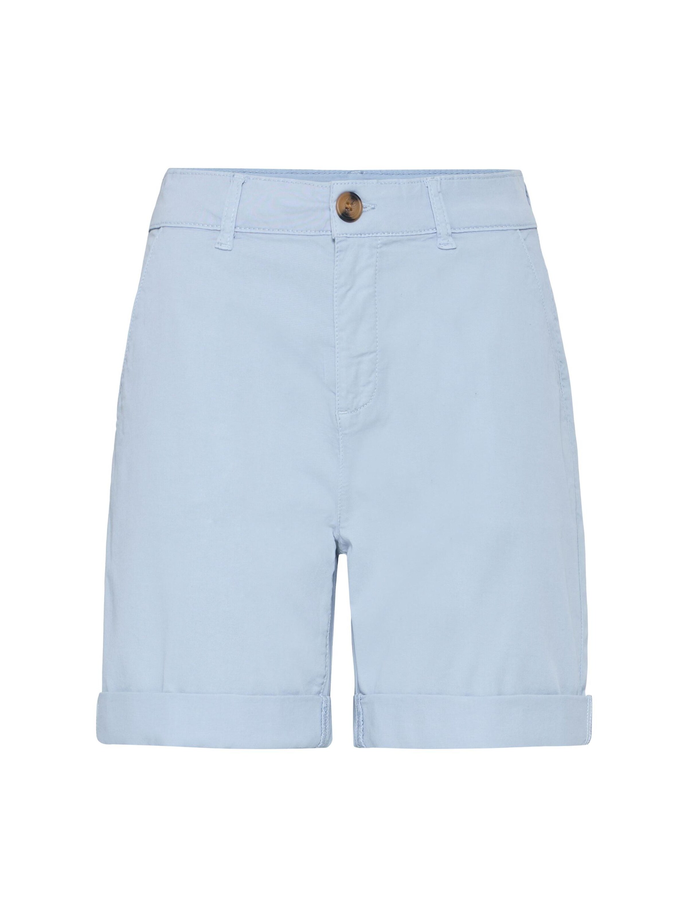 Oxmo - Pantalón chino ' OXCharline ' en azul: frente