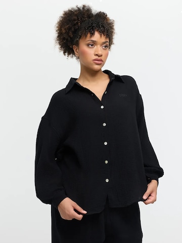cfab - Camisa 'Musselin Shirt' em preto