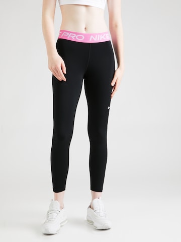 Skinny Pantalon de sport 'NP 365' NIKE en noir : devant