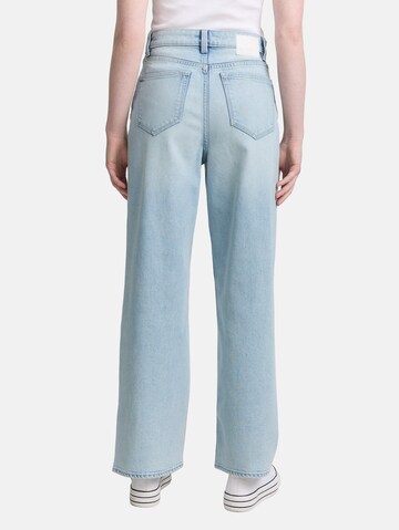 TOM TAILOR DENIM Wide leg Jeans 'LINOU' in Blauw