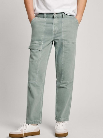 regular Jeans cargo ' RELAXED JEANS UTILITY COLOUR ' di Pepe Jeans in grigio: frontale