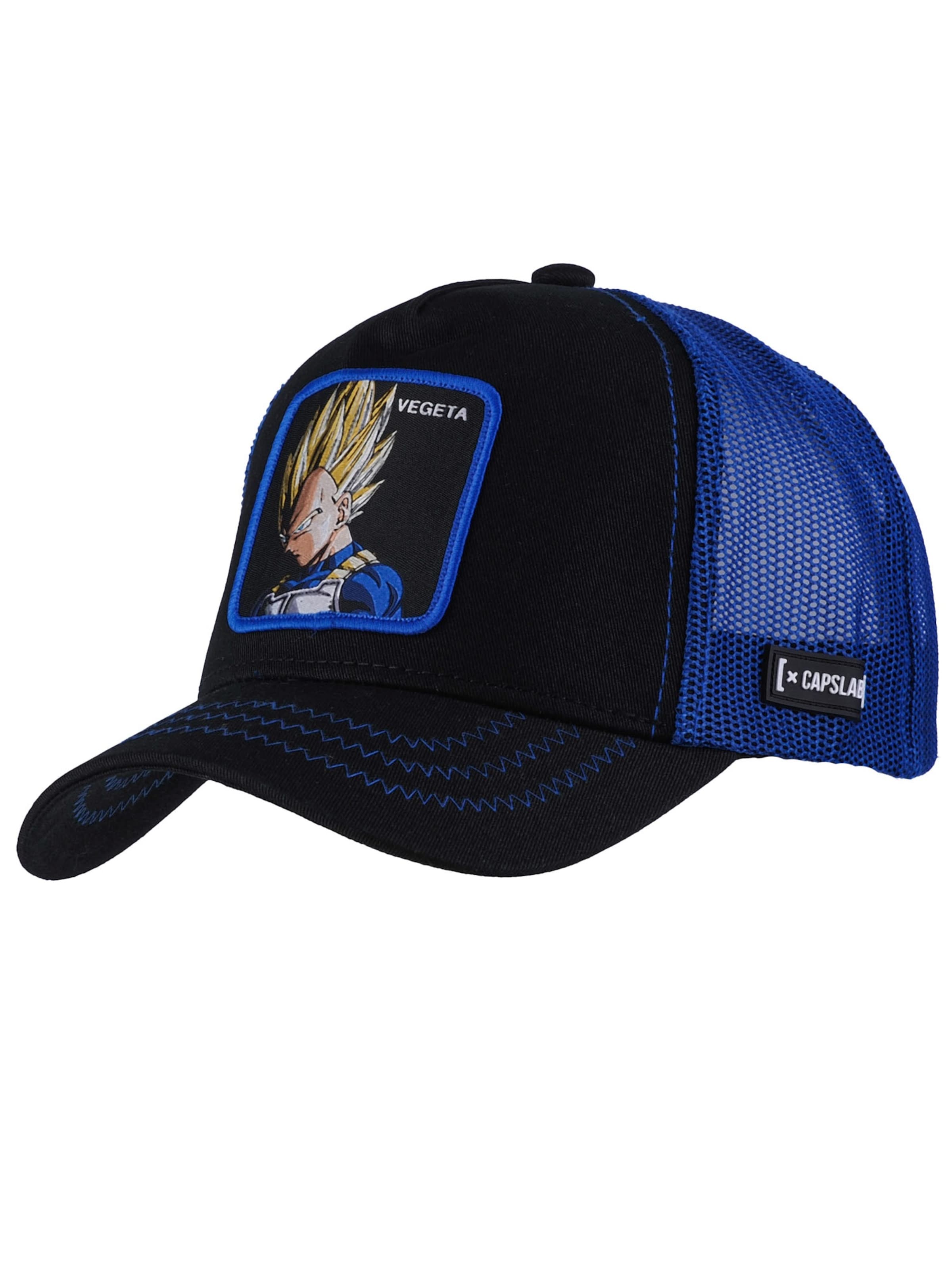 Capslab Cap 'Capslab Freegun Dragon Ball Z Vegeta Cap'‌‌‌‌‌‌‌‌‌ in Schwarz: Vorderseite