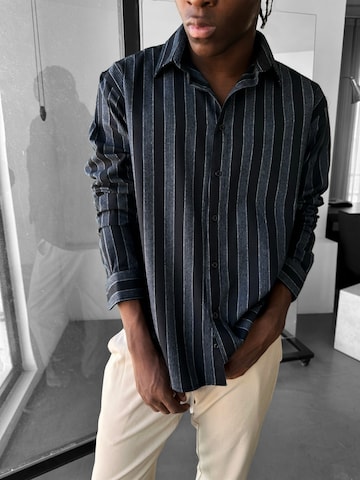 Kleidermafia Comfort fit Overhemd in Blauw