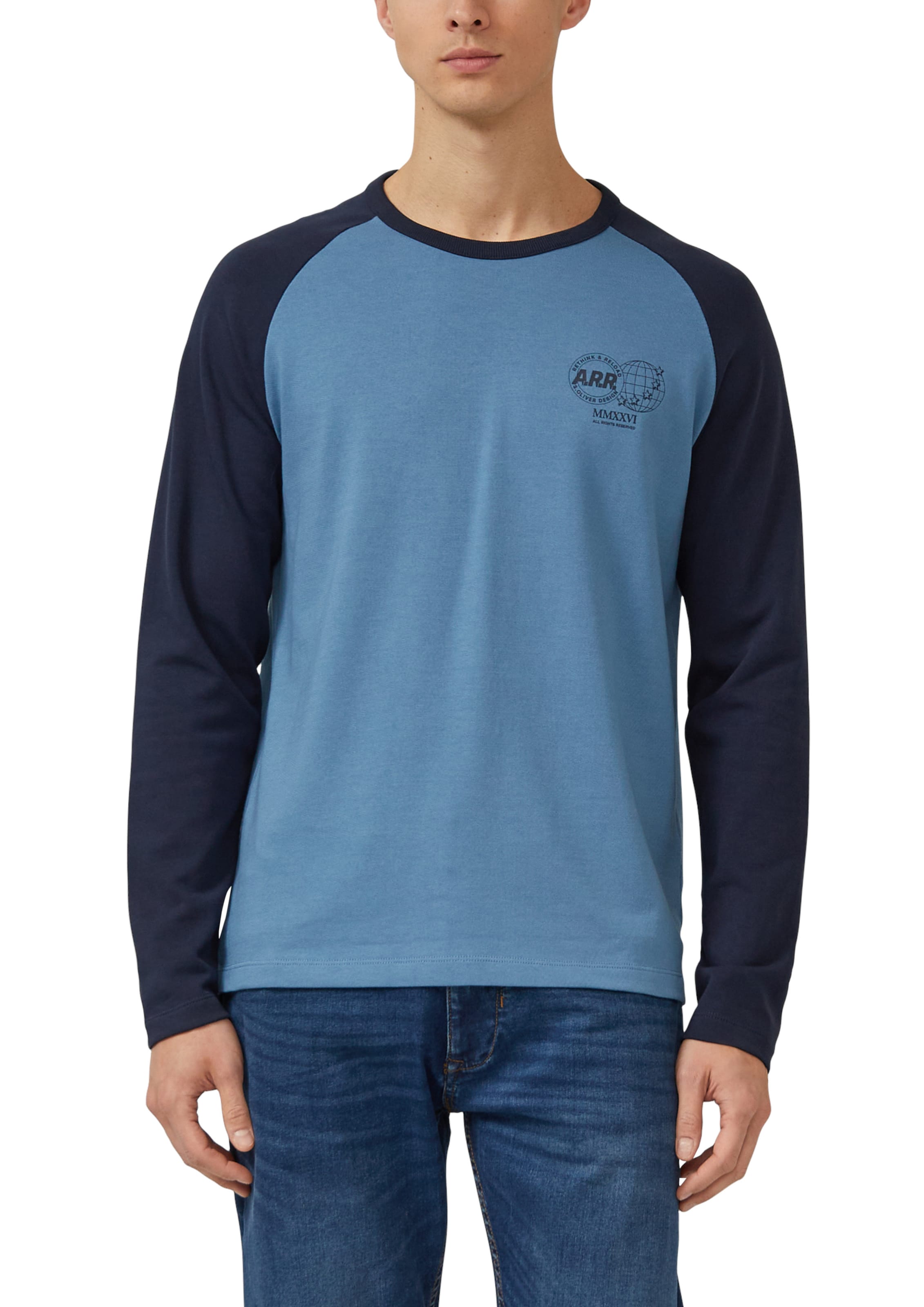 Sweat-shirt s.Oliver en bleu