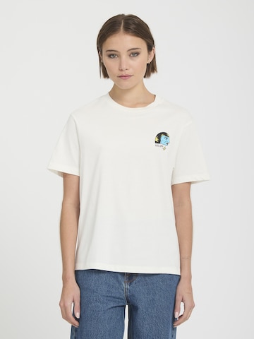 T-shirt 'Radical Daze Up' Volcom en beige : devant