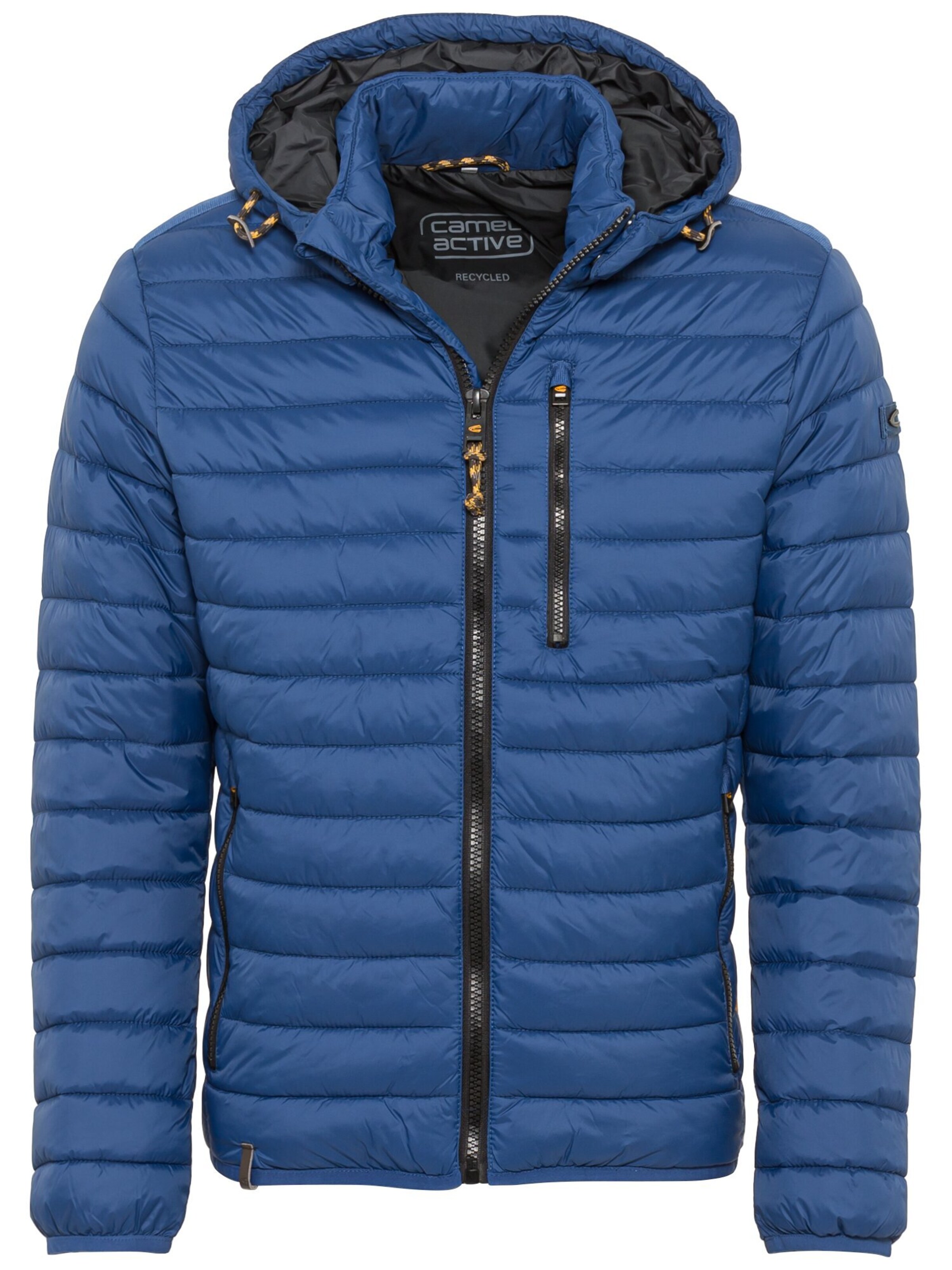 CAMEL ACTIVE Übergangsjacke aus recycletem Polyamid in Blau: Vorderseite