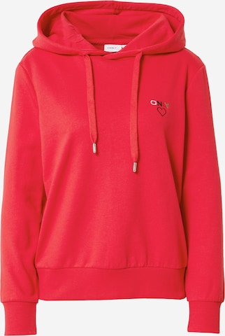 ONLY Sweatshirt 'NOOMI' in Rood: voorkant