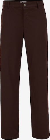 WE Fashionregular Chino hlače - smeđa boja: prednji dio