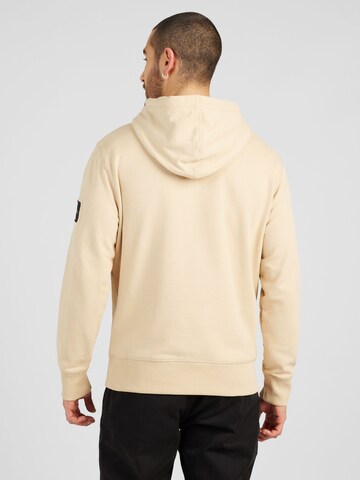 Sweat-shirt Calvin Klein Jeans en beige