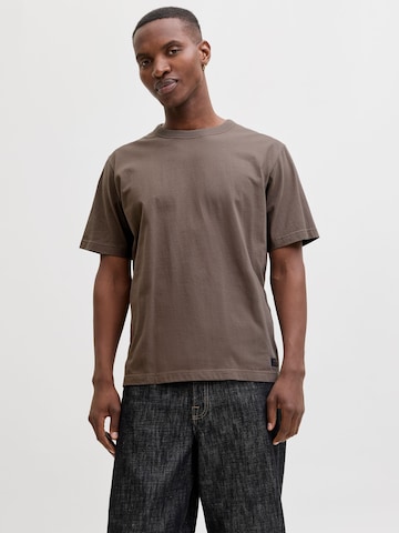 JACK & JONES Shirt in Bruin: voorkant