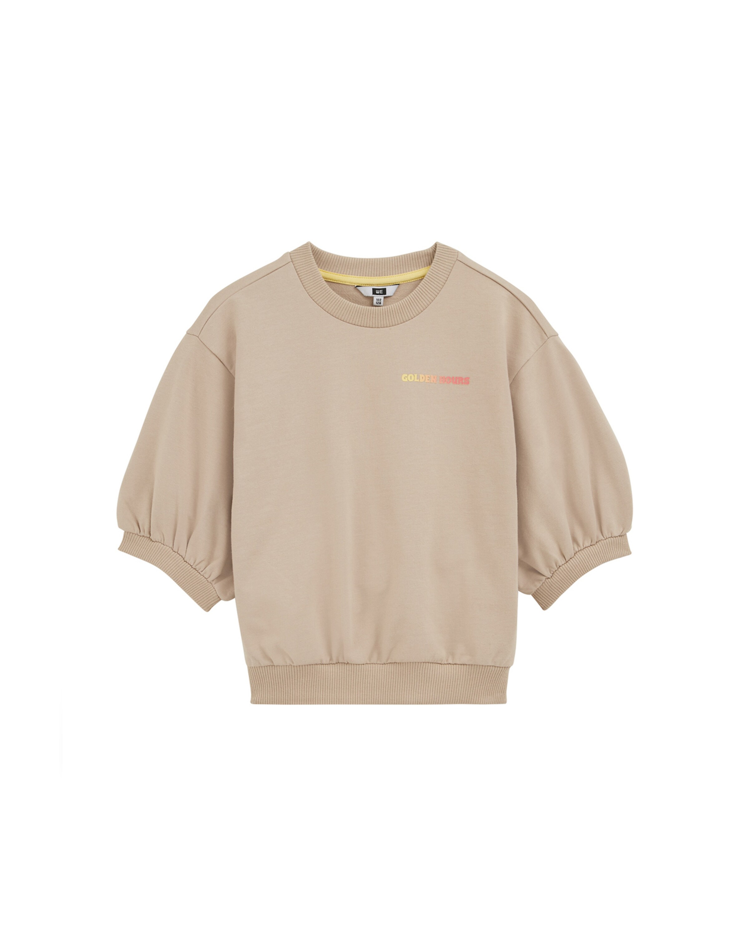 WE Fashion Sweatshirt in Beige: voorkant