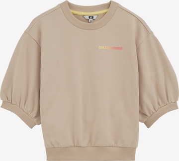 WE Fashion Collegepaita värissä beige: etupuoli