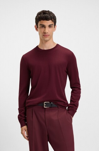 HUGO Sweater 'San Cedric' in Red: front