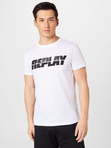 REPLAY T-Shirt in Weiß: predná strana