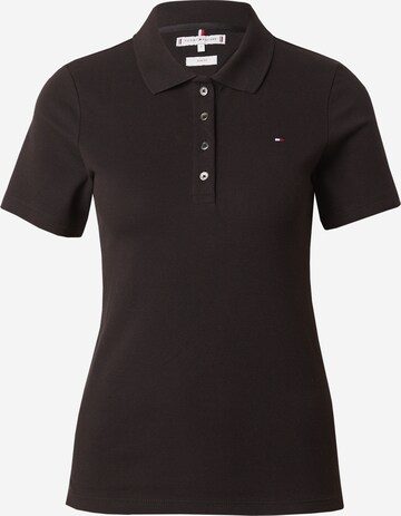 TOMMY HILFIGER Poloshirt in Schwarz: predná strana