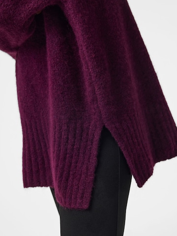 PIECES Sweater 'PCTINA' in Brown
