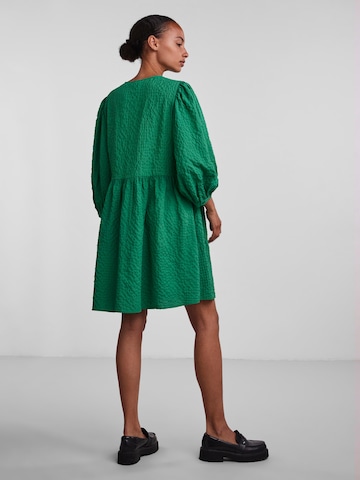 PIECES Shirt dress 'Andrea' in Green