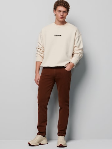 Coupe slim Pantalon MEYER en bronze