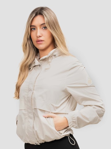 Giacca per outdoor ' Atlas Leichte Windjacke ' di JACK1T in bianco: frontale