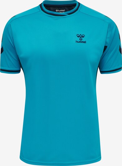 Hummel Shirt in cyanblau, Produktansicht