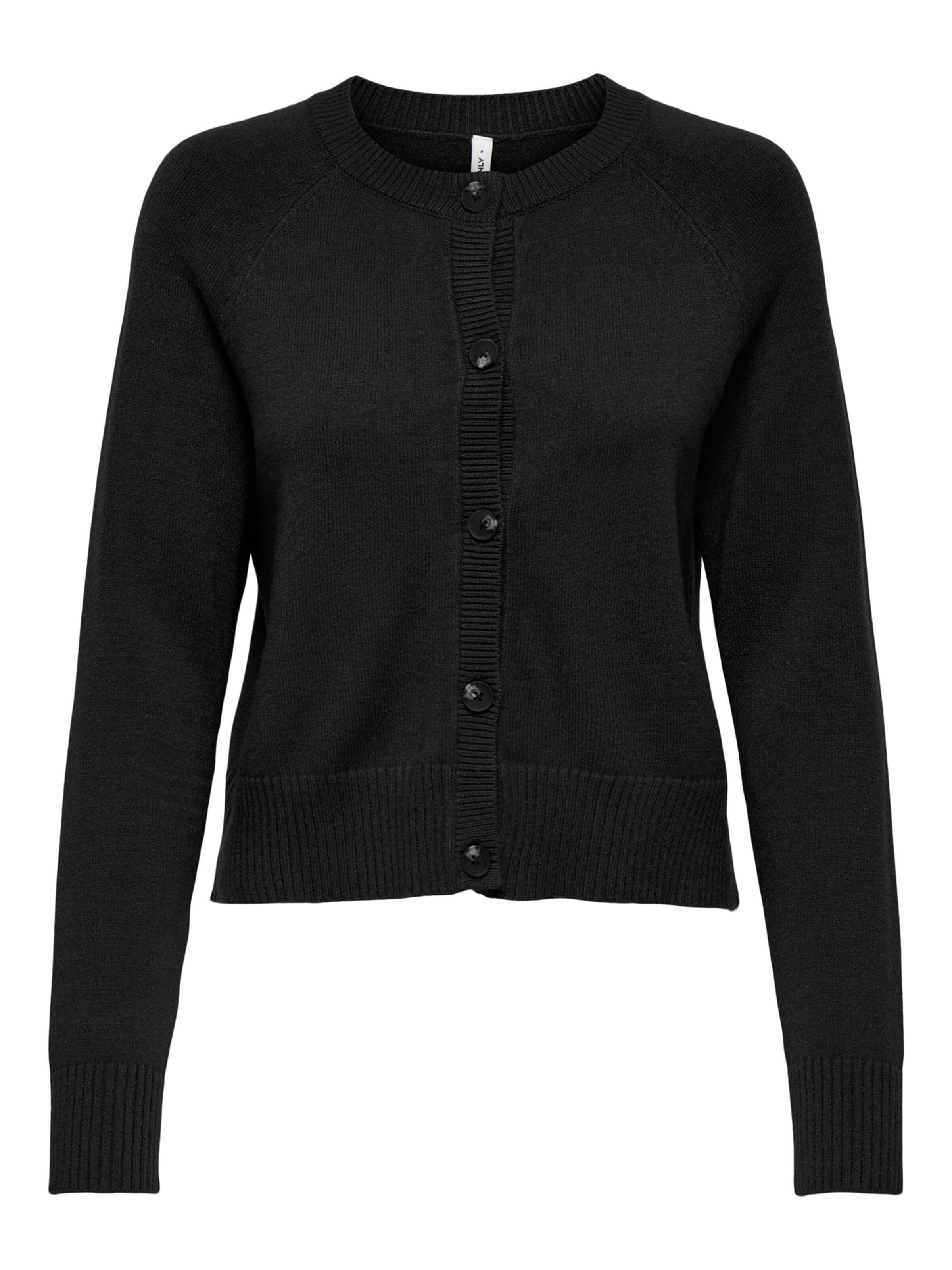 ONLY Knit cardigan 'katia' in Black: front