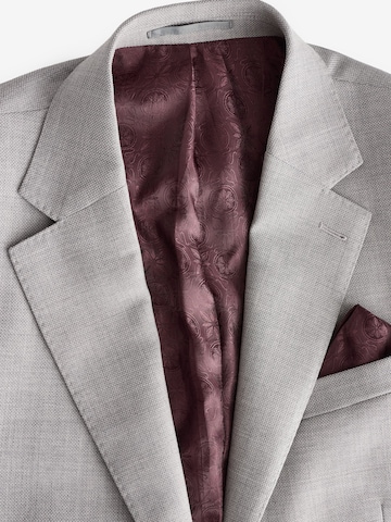 Next Slim fit Business-colbert 'Signature Tollegno' in Grijs