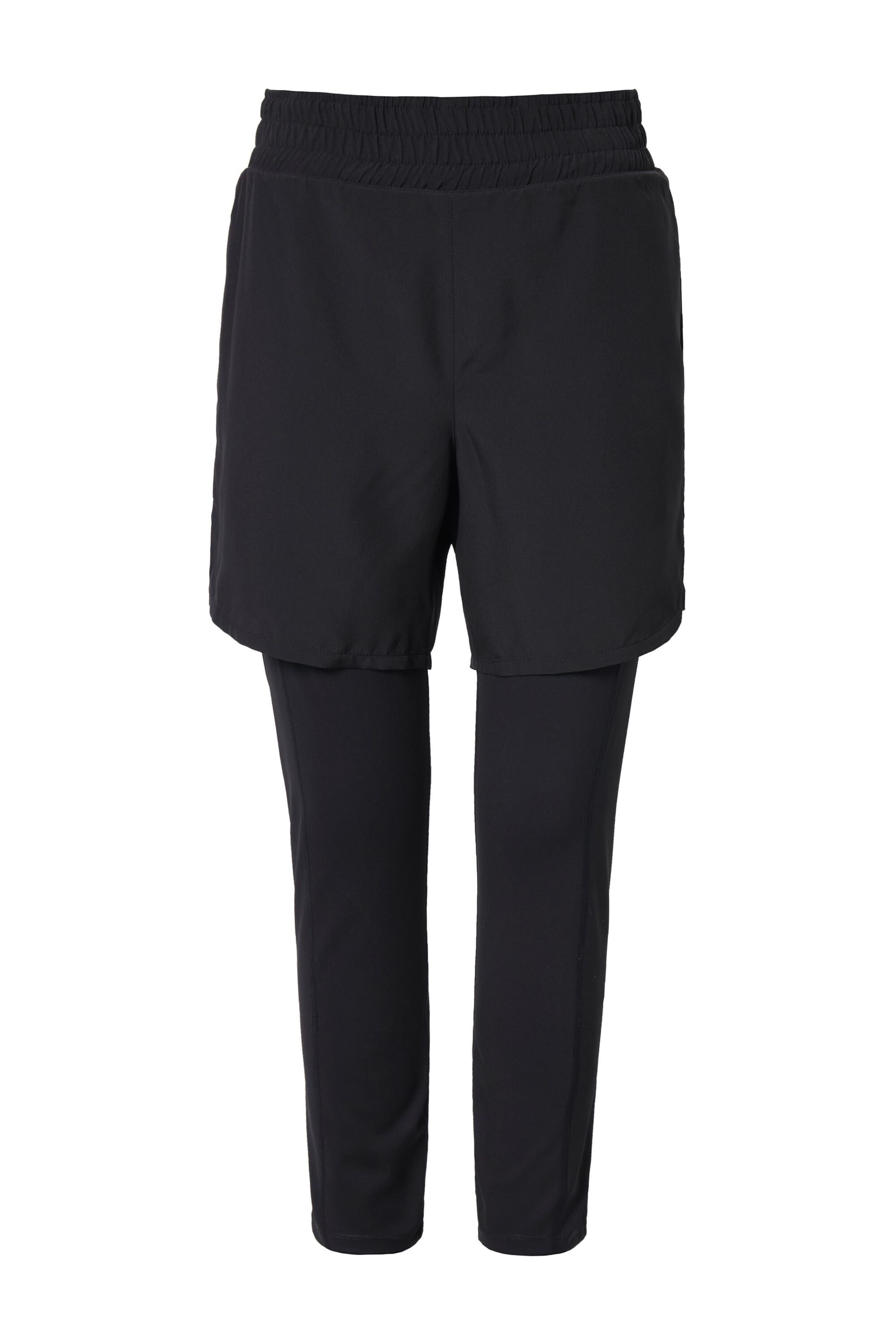 Studio Untold Skinny Sporthose in Schwarz: Vorderseite