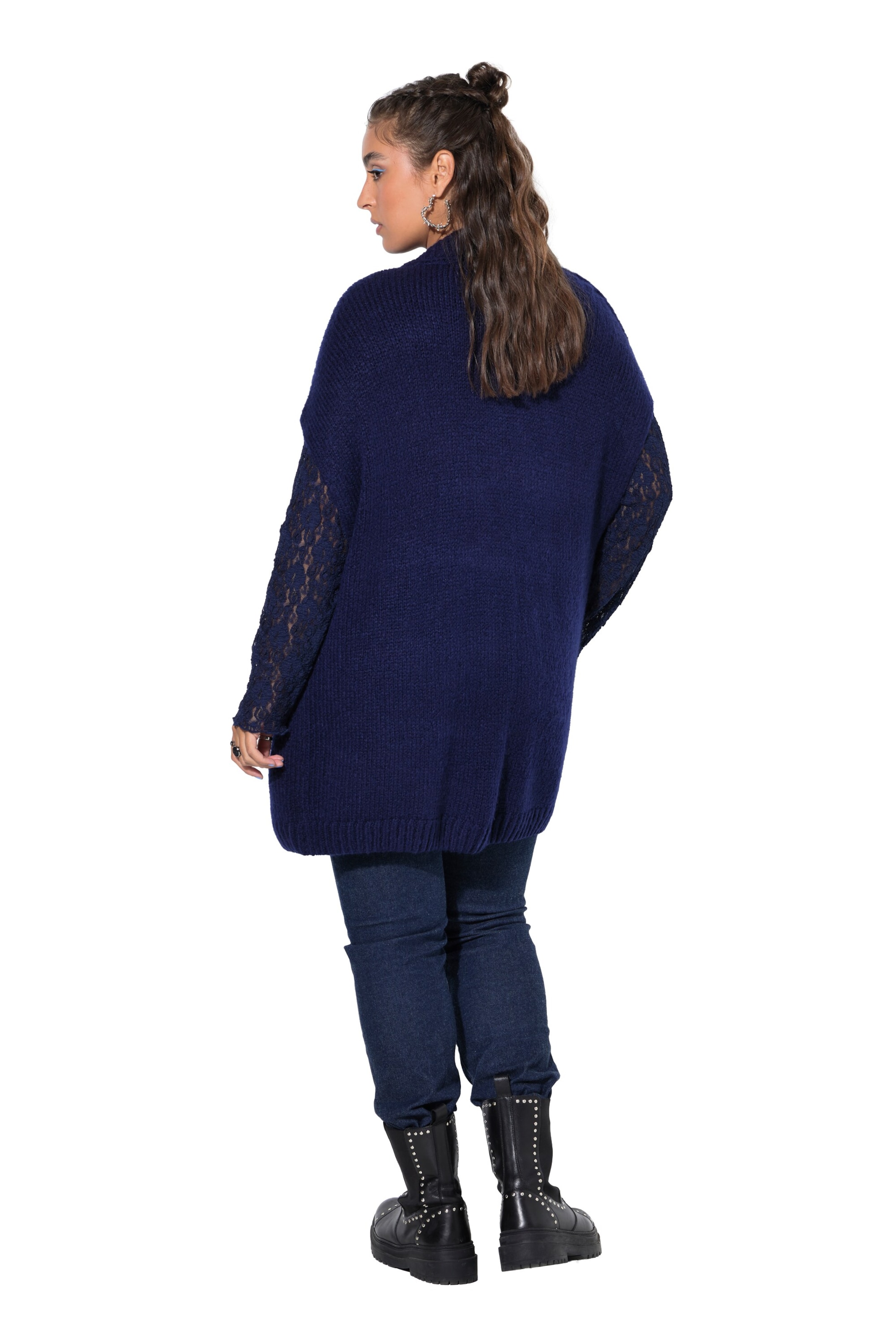 Studio Untold Gebreid vest in Blauw