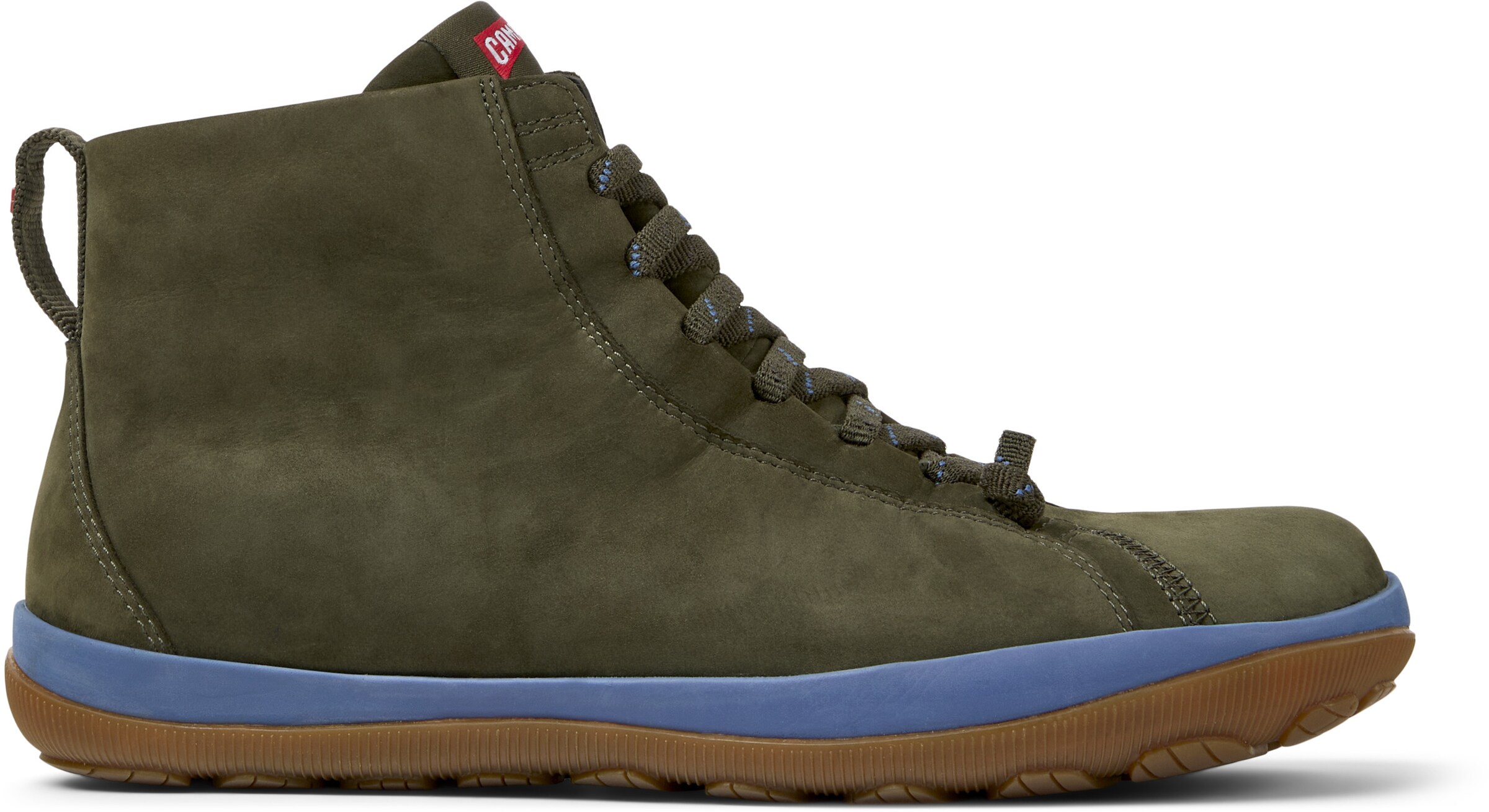 Stivale stringato 'Peu Pista' di CAMPER in verde