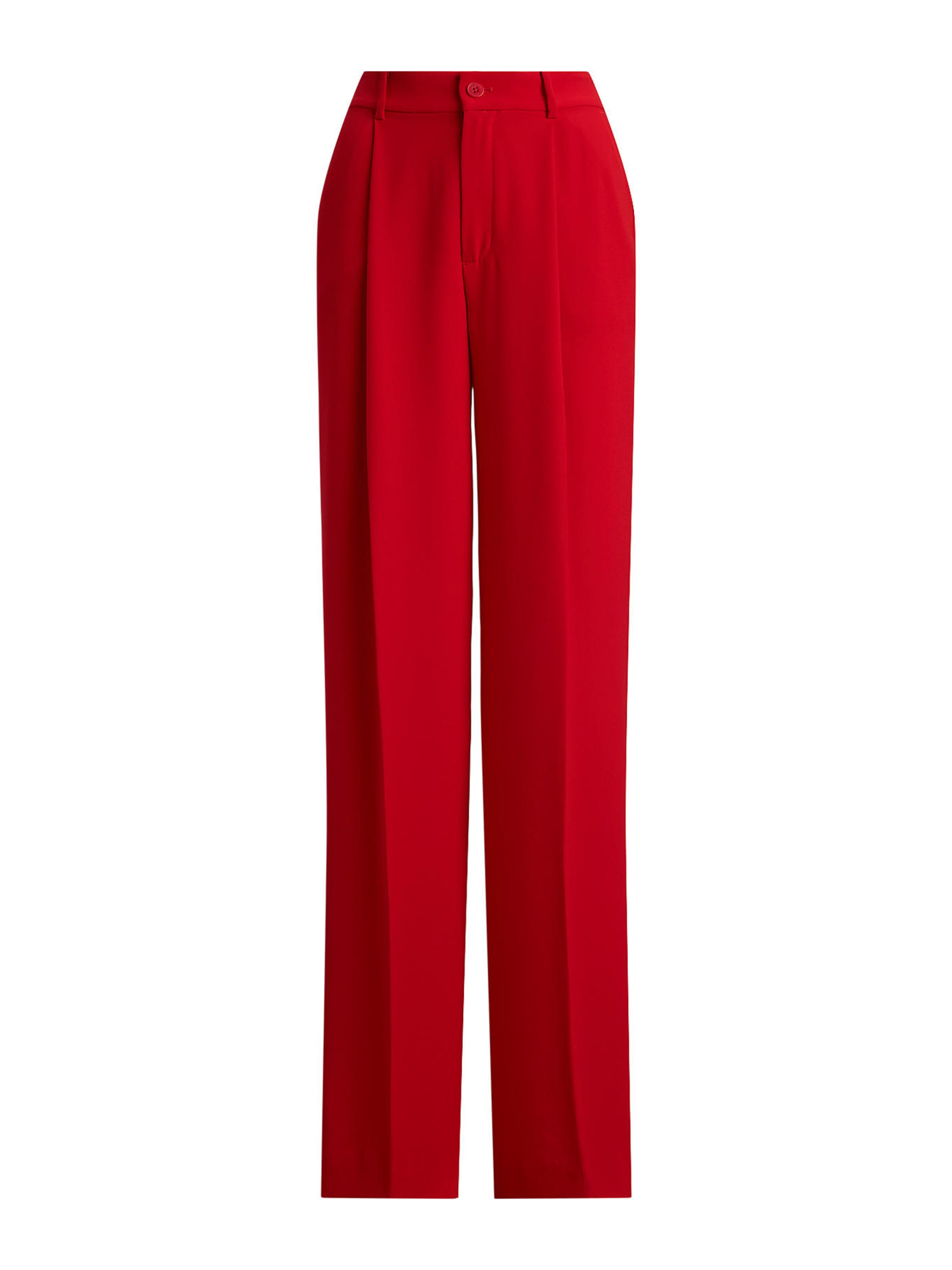 Lauren Ralph Lauren Панталон с набор в червено: отпред