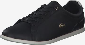 Baskets basses 'Rey Lace' LACOSTE en noir : devant