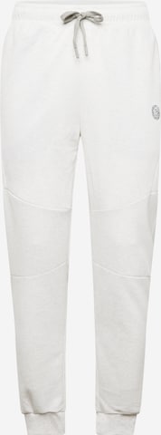 BIDI BADU Tapered Workout Pants in White: front