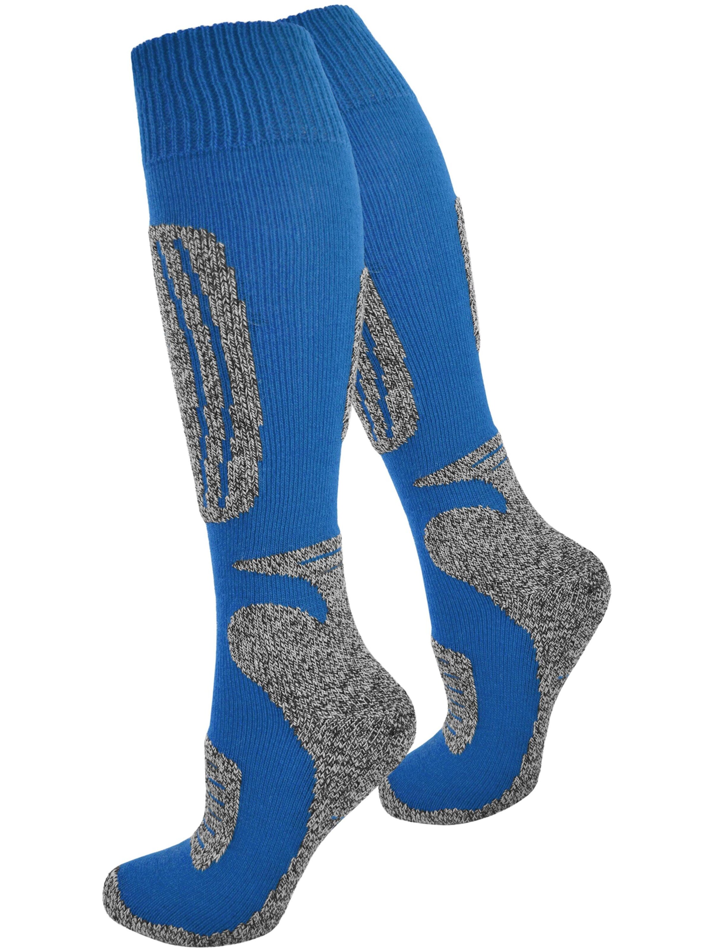 normani Sports socks in Blue: front