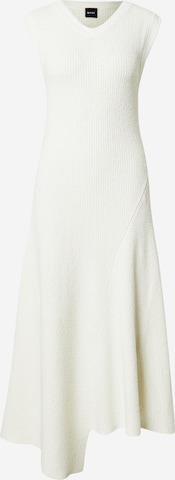 BOSSPletena haljina 'Forsizia' - bijela boja: prednji dio