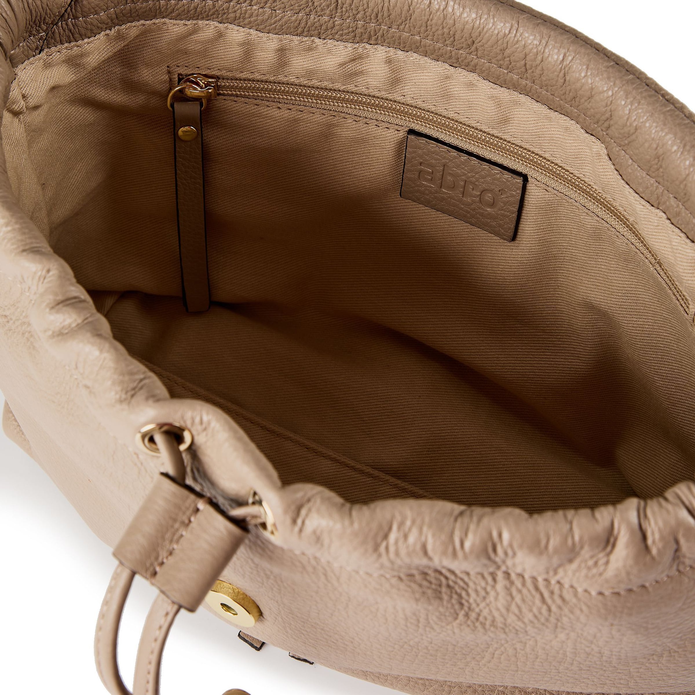 Borsa a spalla 'Temi' di ABRO in beige