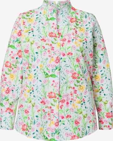 Ulla Popken Blouse in Gemengde kleuren: voorkant