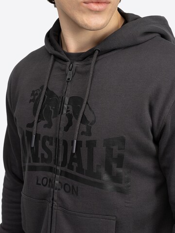 LONSDALE Sweat jacket 'Krafty' in Grey