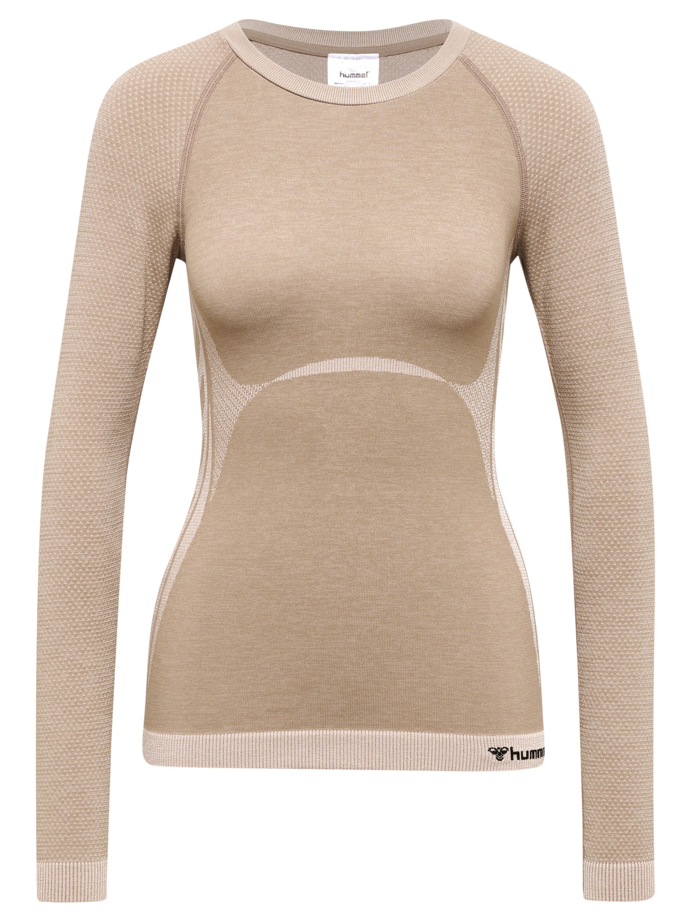 Hummel Funktionsshirt in Beige: Vorderseite