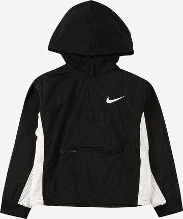 Veste de sport 'CROSSOVER' NIKE en noir : devant