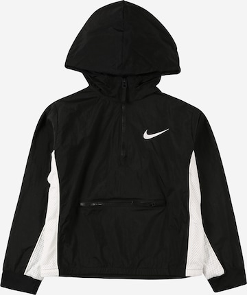 Veste de sport 'CROSSOVER' NIKE en noir : devant