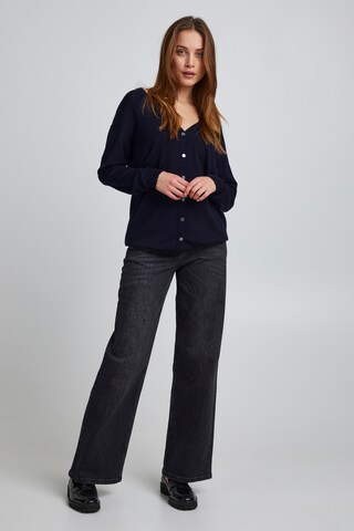 PULZ Jeans Knit cardigan in Black