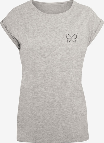 Merchcode Shirt 'Ladies Spring' in Grey: front