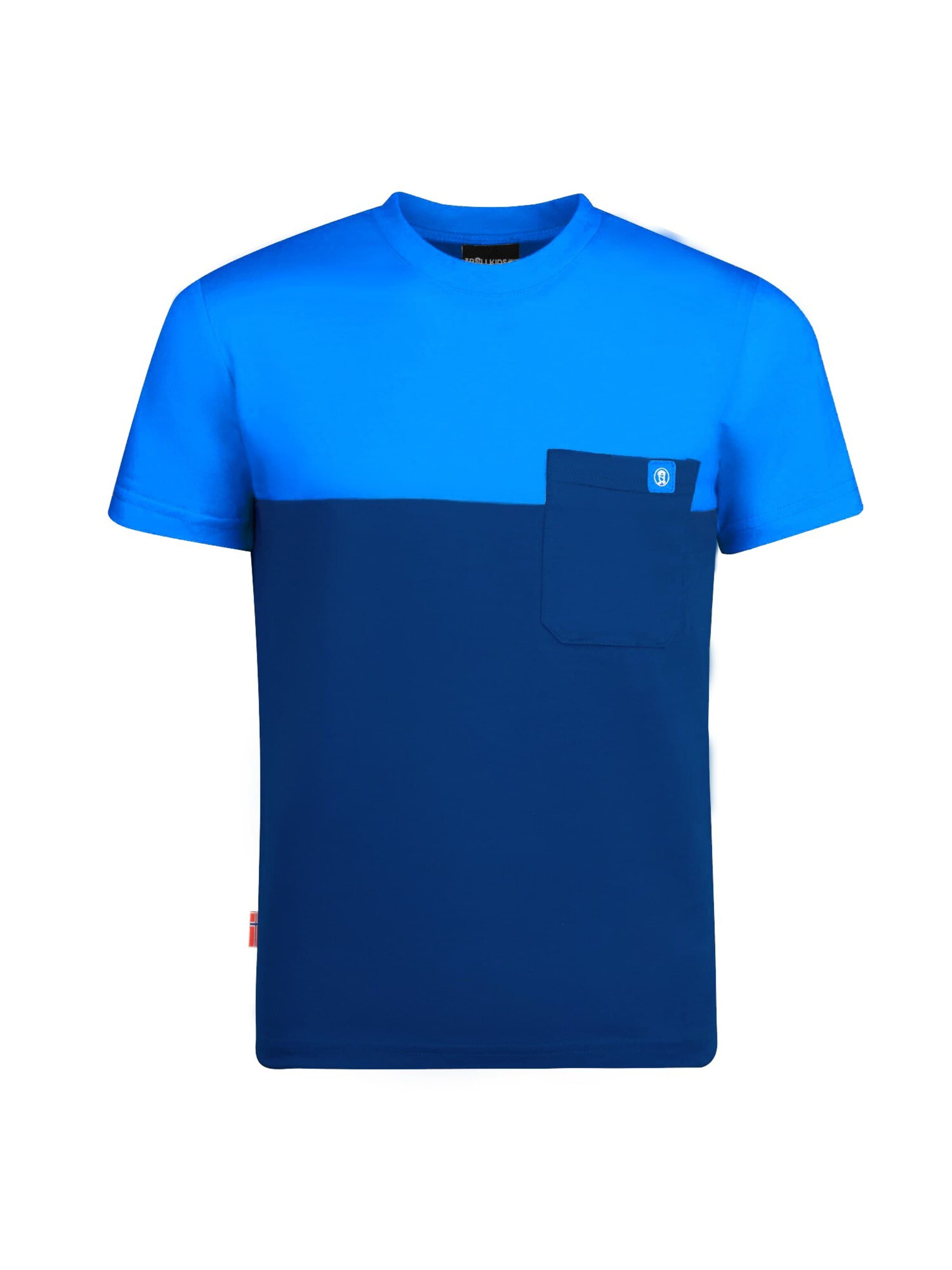 TROLLKIDS Performance Shirt in Blue: front