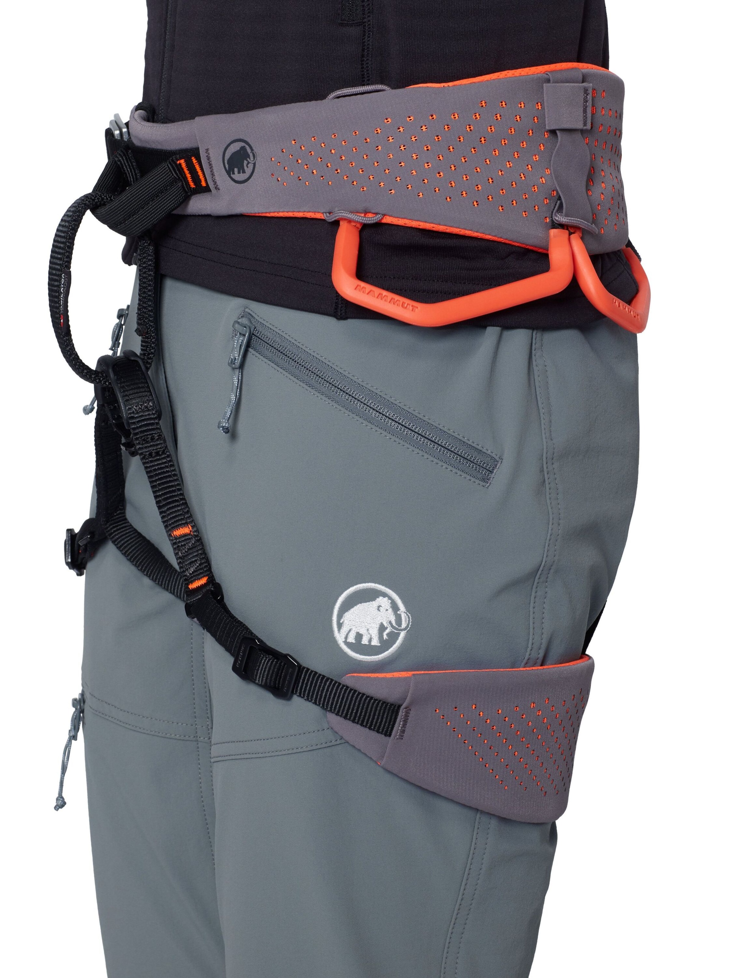 MAMMUT Regular Outdoor Pants in Grey