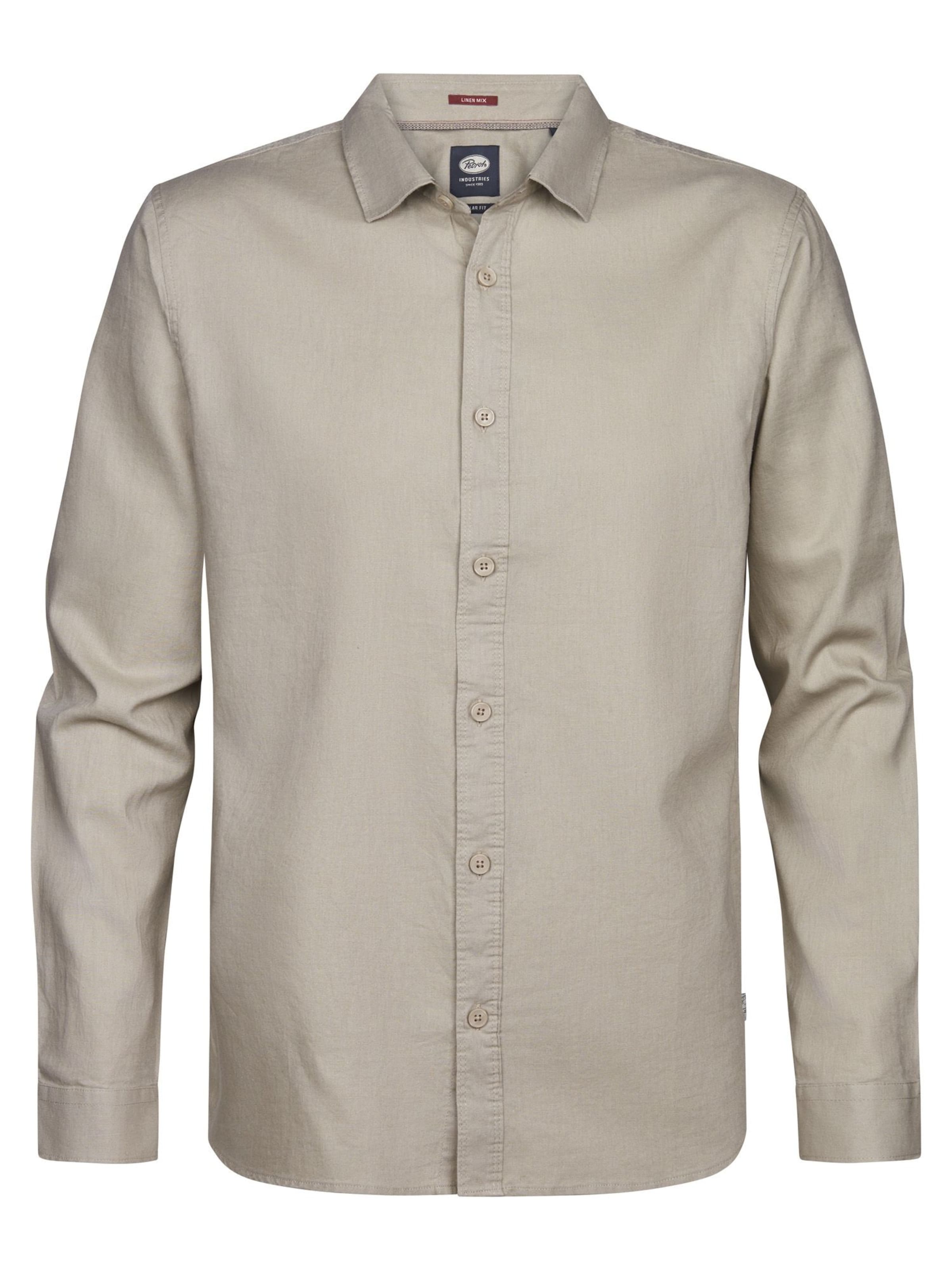 PETROL INDUSTRIES MEN Button Up Shirt in Beige, Item view