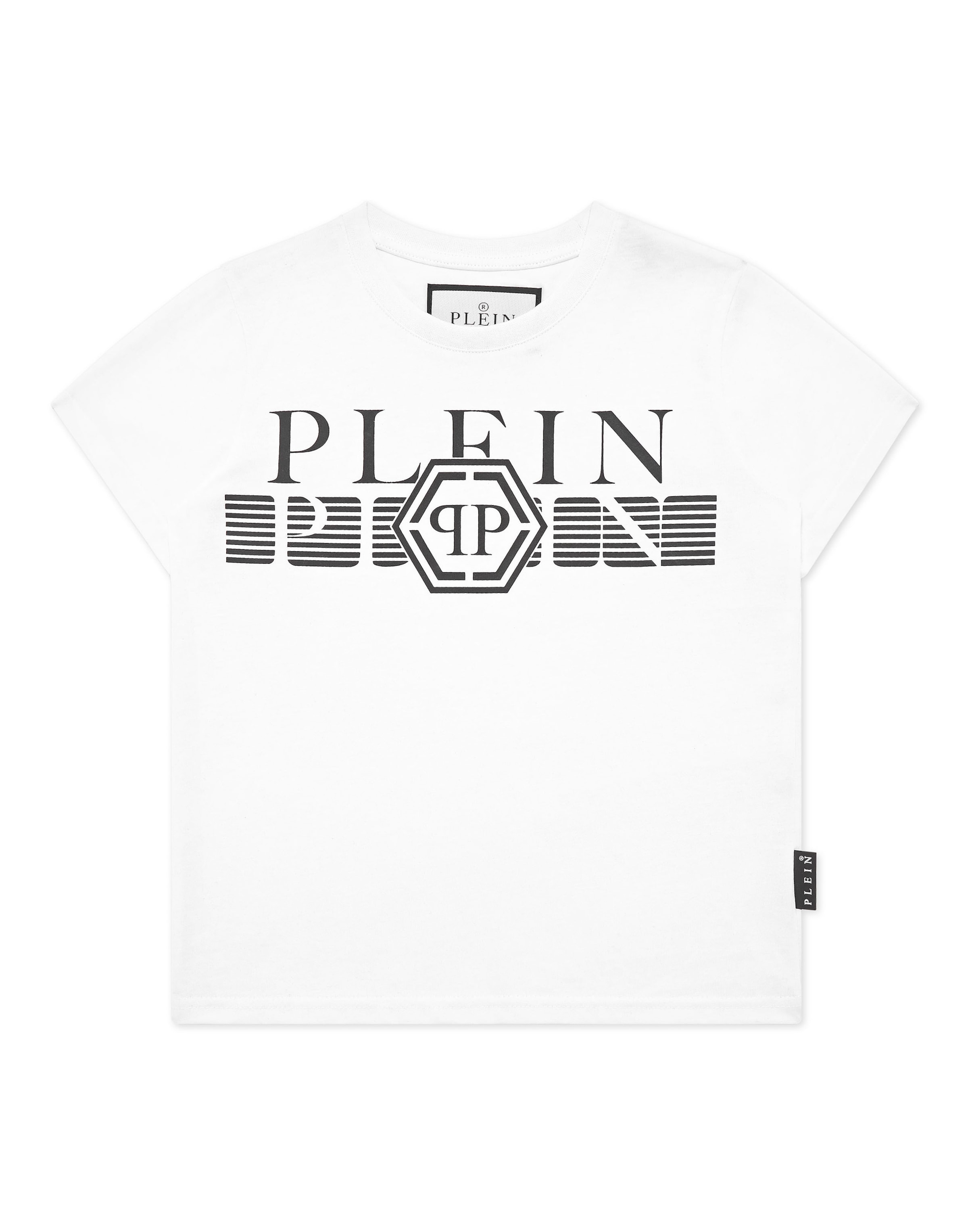 T-Shirt Philipp Plein en blanc : devant