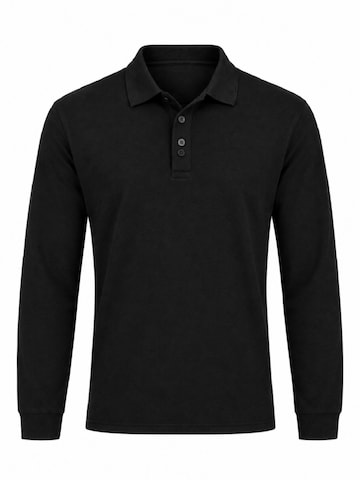 ØRN Workwear Shirt in Zwart: voorkant
