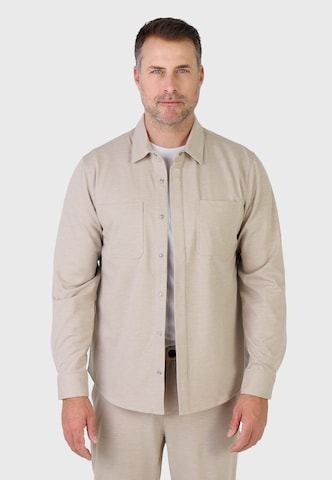 T-Shirt 'Peter Maffein' Kleinigkeit en beige : devant