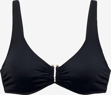 LASCANA Bikinitoppi värissä musta: etupuoli